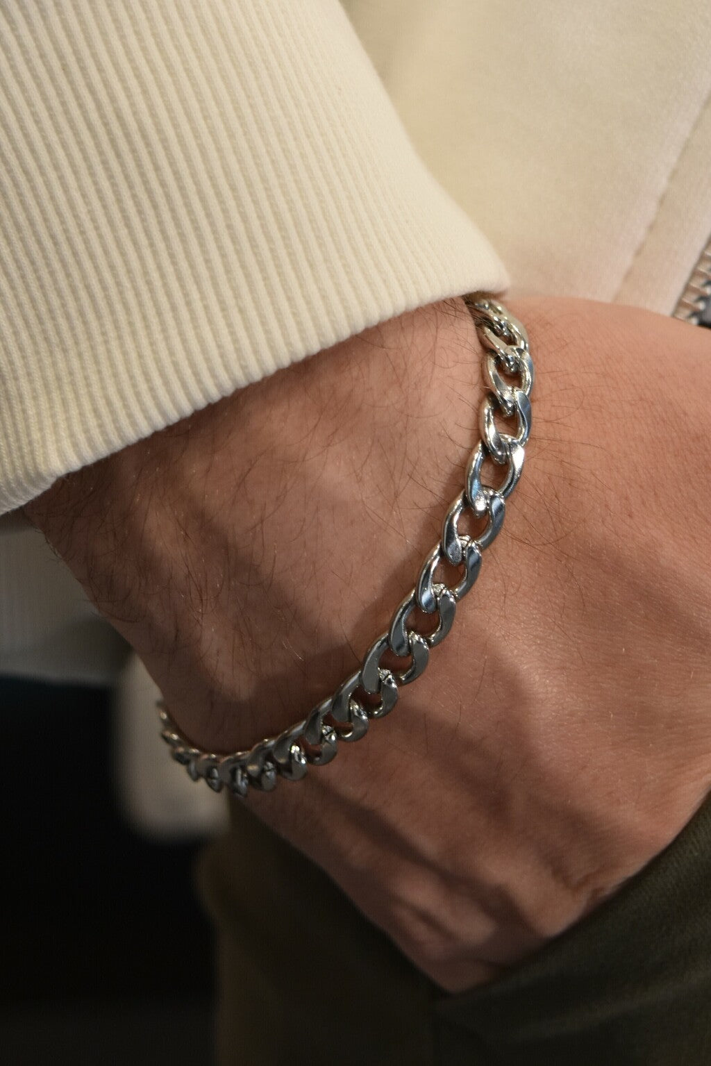 Pulsera de acero inoxidable 316L de calidad italiana🇮🇹